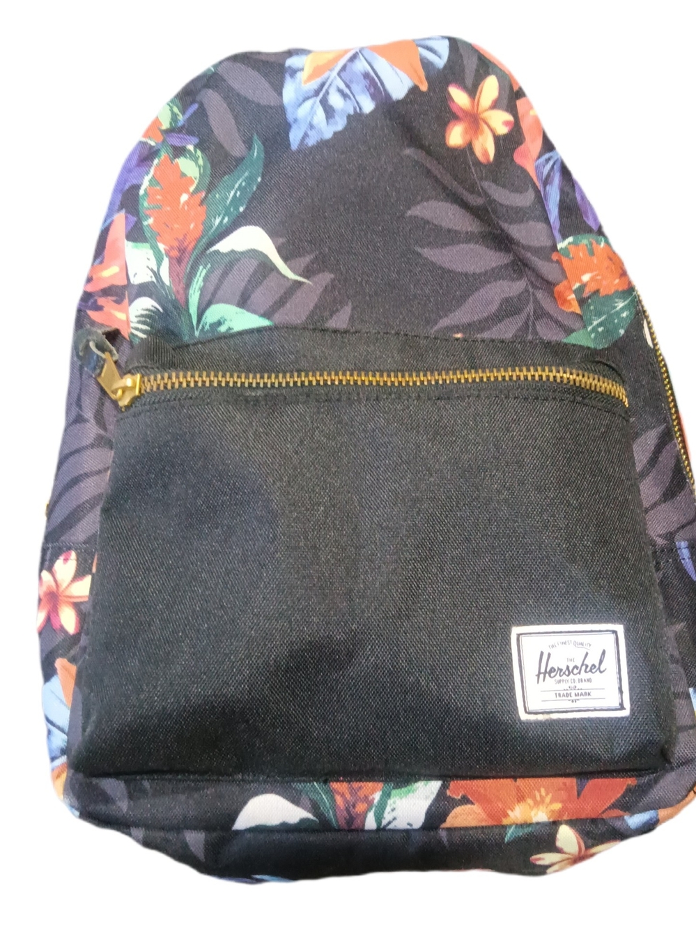 Herschel - Black Floral Backpack - Women's